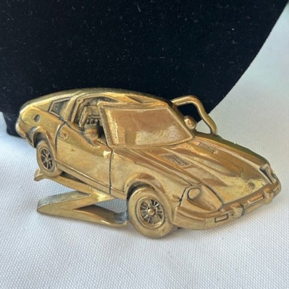 DATSUN 280Z 1980 Baron Solid Brass Belt Buckle